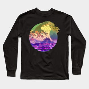 The Great Vaporwave Long Sleeve T-Shirt